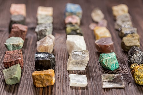 minerals on table2 - blog