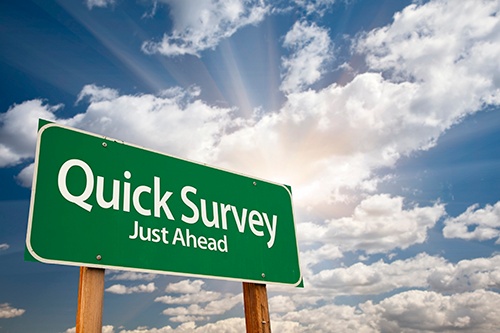 quick survey ahead-blog