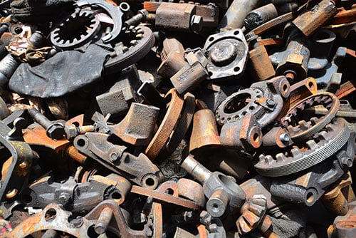 metal parts for recycling - blog