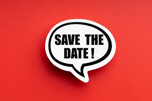 red save the date - blog