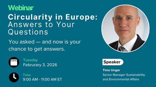 Circularity in Europe Webinar